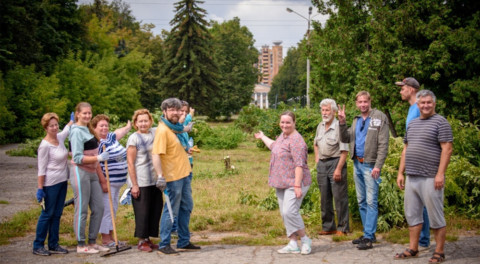 Город-сад. Неравнодушные жители благоустроили сквер в Жуковском