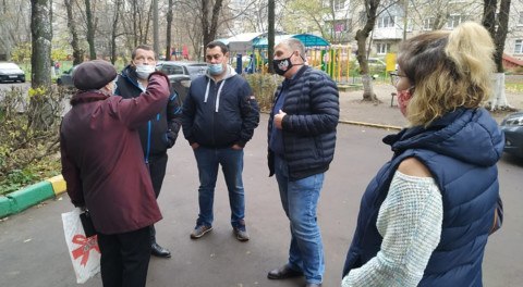 Встреча на проблемном объекте капитального ремонта в Подольске