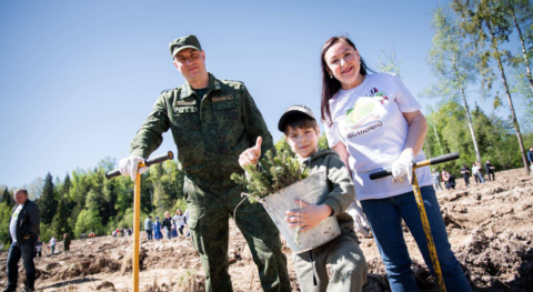 Акция «Лес будущего» прошла в Московской области