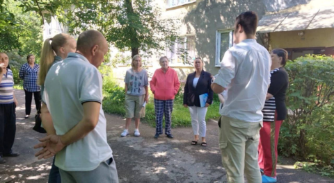 Встреча с жителями Ивантеевки