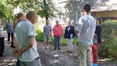 Встреча с жителями Ивантеевки